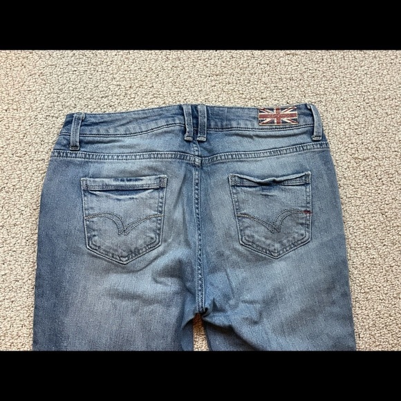Lee Cooper Annie Mid Waist Slim Light Wash Women’s Jeans Sz 28 - Picture 5 of 6